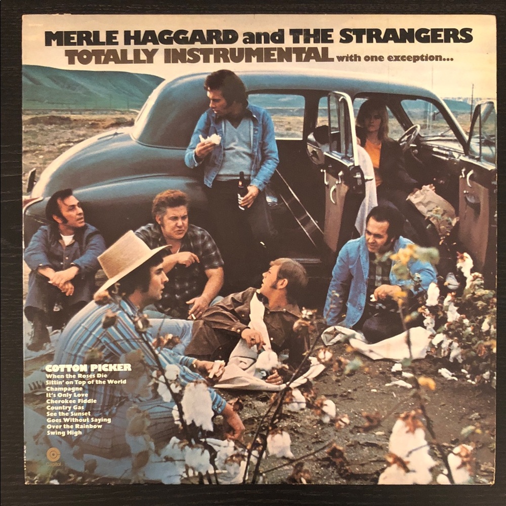 Merle Haggard and The Strangers Totally Instrumental…Vinyl Lp Record Album ‘73